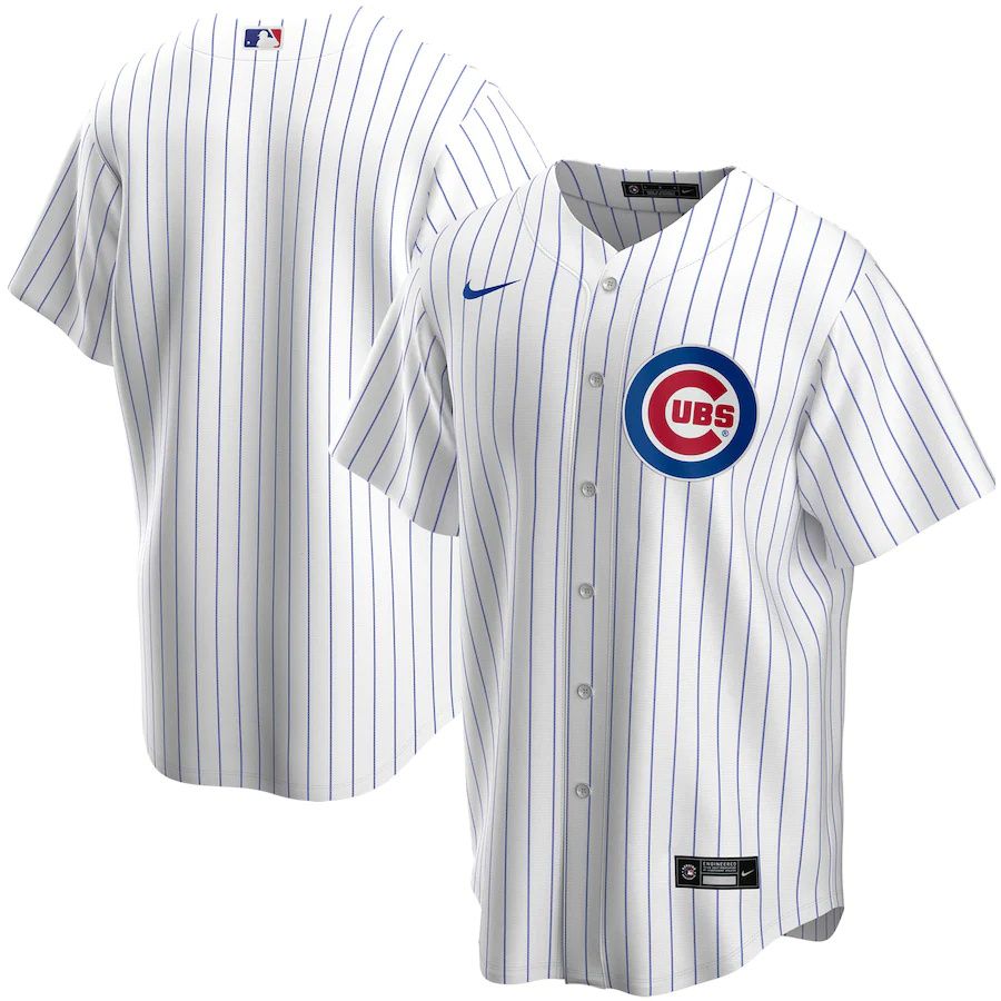 Mens Chicago Cubs Nike White Home Replica Team MLB Jerseys->chicago cubs->MLB Jersey